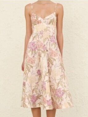 NEW: Zimmermann Illustration Picnic Dress- US 6-8 (Zimmermann Size 2)